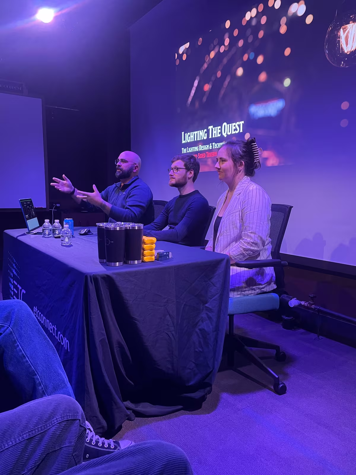 Mike Wood, Abby May, Henry Wilen presentation on Twenty-Sided Tavern at ETC NY