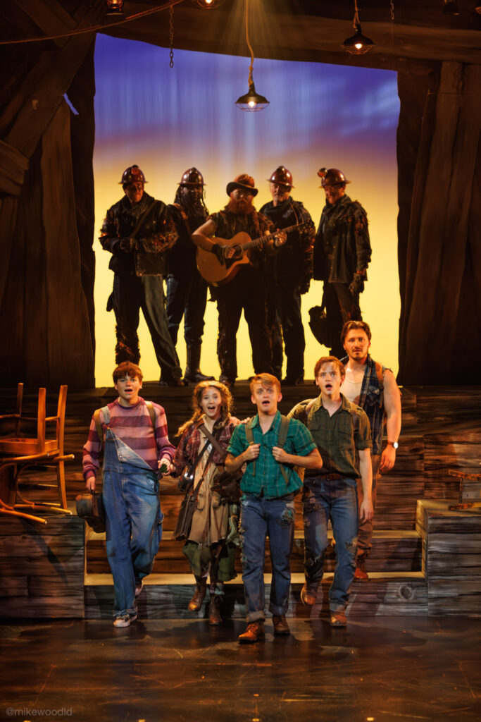 Production photo with strong directional shadow