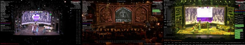 The Twenty-Sided Tavern, three productions side by side